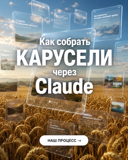 карусель, собранная Клодом