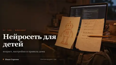 Превью статьи «Нейросеть для детей: включи родительский контроль ChatGPT за вечер»