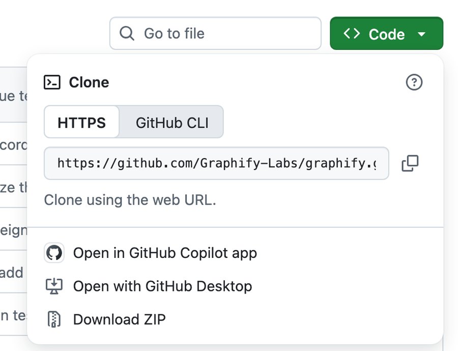 Меню Clone на GitHub после нажатия зелёной кнопки Code: вкладка HTTPS, поле с адресом проекта, пункт Download ZIP